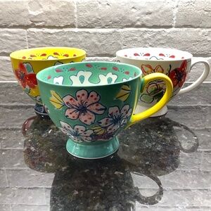 Emma’s Floral Mug Trio